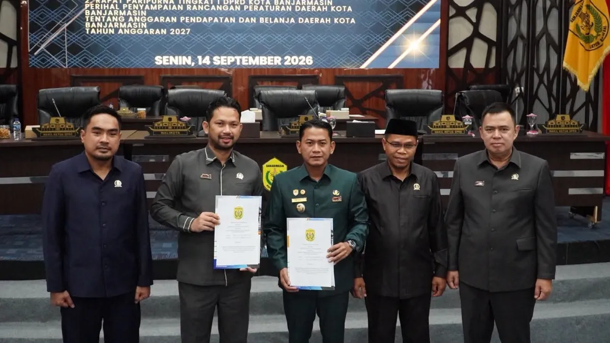 DPRD Kota Banjarmasin Sepakati APBD Perubahan 2026 dan Siap Bahas RAPBD 2027