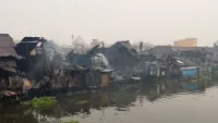 Dua Ponakan Arul Langsung Berhamburan dari Kamar Tidur, Api Berkobar di Pasar Lama Banjarmasin