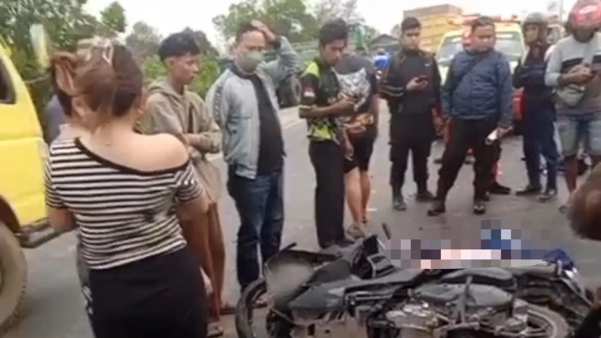 Diduga Terlibat Tabrakan dengan Truk, Pengendara Tewas di Dekat RSJ Sambang Lihum Kabupaten Banjar