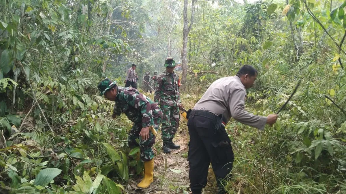 Jalan Usaha Tani Penghubung Tanah Habang-Layuh HST Diperbaiki, Akses Petani Lebih Mudah