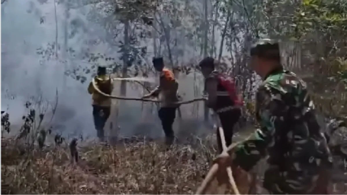 Setop Karhutla! Polres Tanah Bumbu Selidiki Dugaan Pelaku Pembakaran