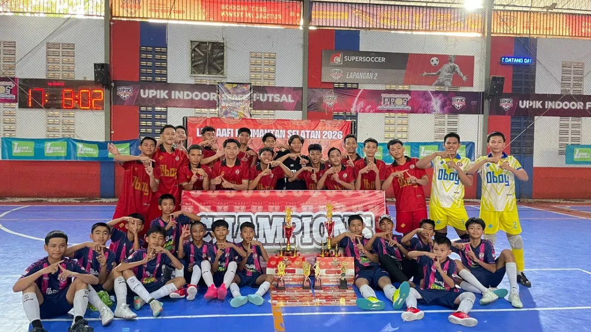 Kawinkan Gelar AAFI Kalsel, Skuad Futsal TSC Tanah Bumbu Amankan Tiket ke Tingkat Nasional