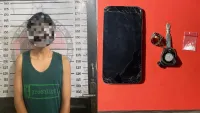 Polsek Lampihong Tangkap Pengedar Sabu Asal HSU, Sita Paket Siap Edar