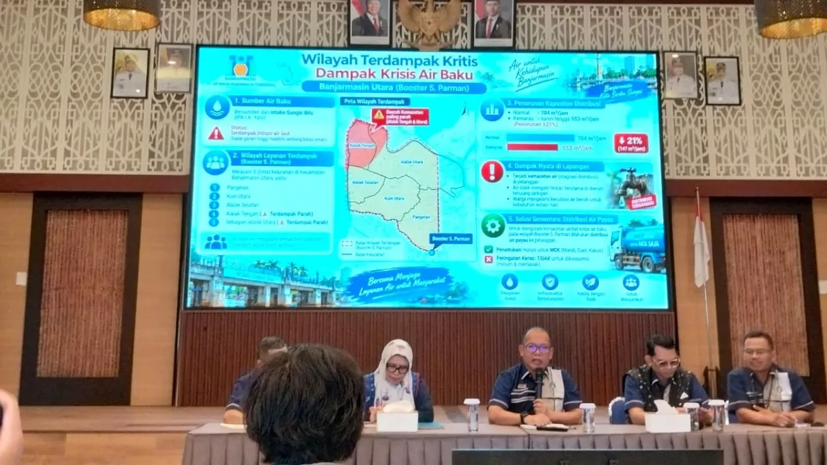 Air Darurat Mulai Dialirkan, PAM Bandarmasih Banjarmasin Tegaskan Hanya untuk MCK