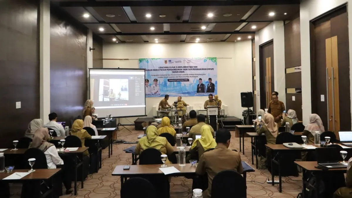 PUPR Kalsel Gelar Coaching Clinic 3 Implementasi Strategi Sanitasi Kabupaten Kota