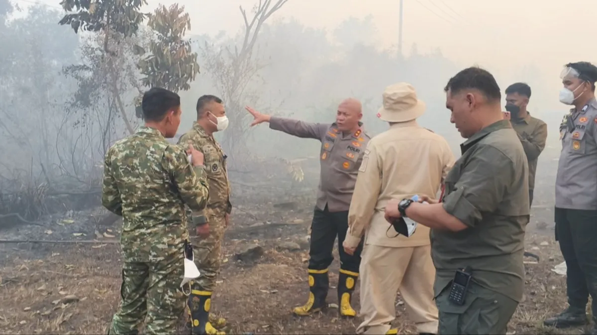 Gubernur Kalsel Jebol Pagar RSJ Sambang Lihum Tangani Karhutla, Bangun Posko di Jalan Syarkawi