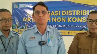 Rabu, Air MCK Kembali Mengalir, Warga Sungai Lulut Banjar Dapat Pasokan Air Minum dari Tandon