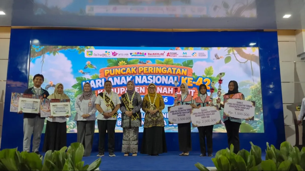Anak-Anak Tanah Laut Suarakan Setop Perkawinan Dini dan Bahaya Napza