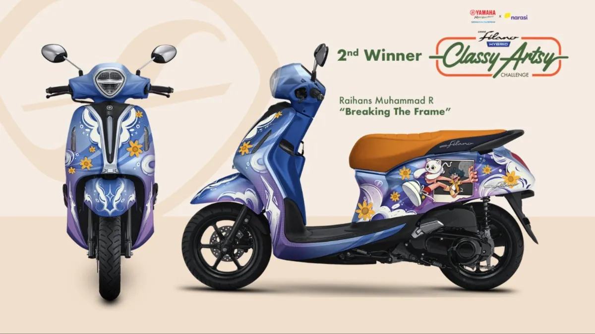 Ahmad Ridwan Juara 1 Grand Filano Classy Artsy Challenge 2026 dari Yamaha Indonesia