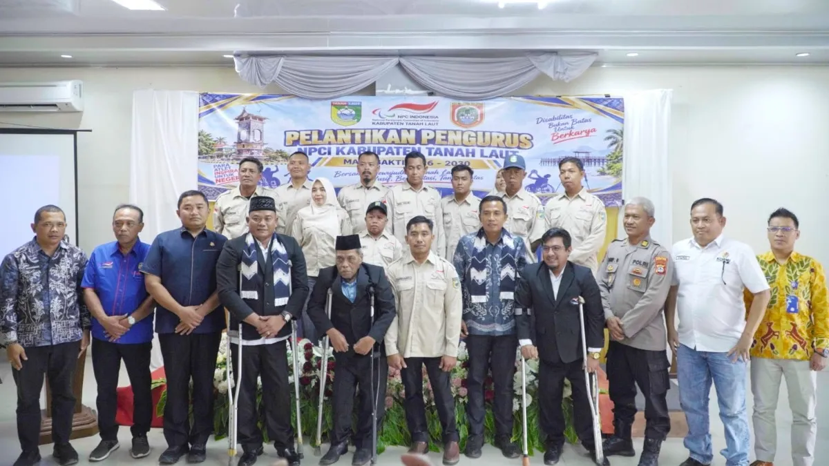 Membuka Ruang Setara bagi Atlet Disabilitas Tanah Laut Lewat Pengurus Baru NPCI