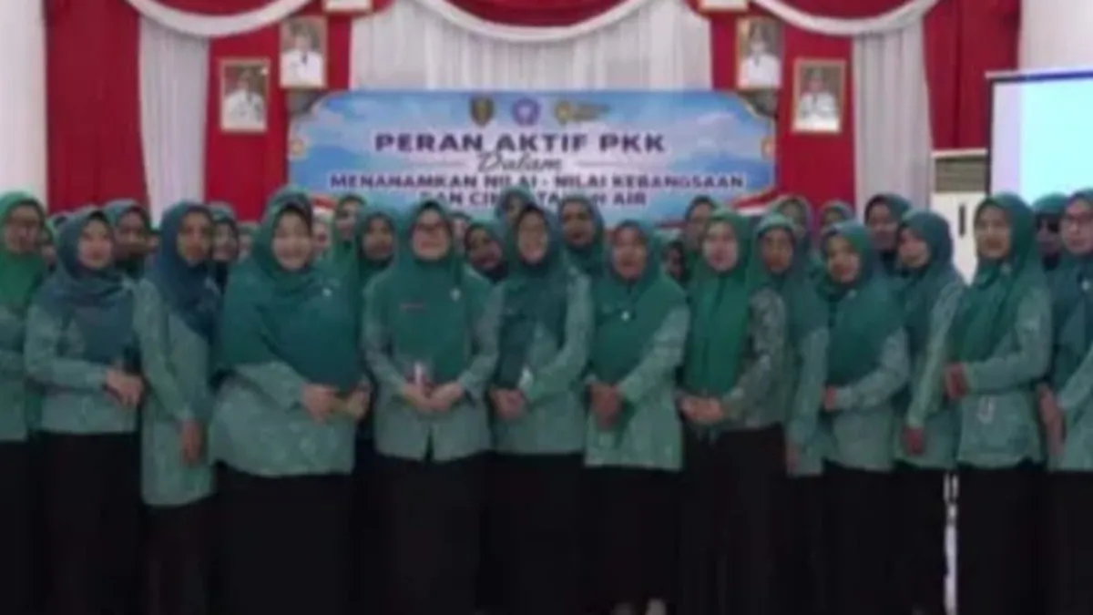 Tak Sekedar Urusi Rumah Tangga, Kader PKK Kecamatan Tanjung Tabalong Juga Dibekali Wawasan Kebangsaan