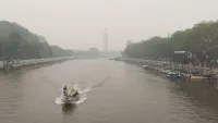 Hari Jadi ke-500 Kota Banjarmasin, Kabut Asap Tebal Selimuti Langit Kota Seribu Sungai