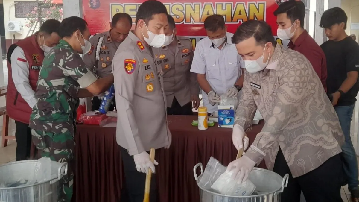 Lamandau Kalteng Jadi Lintasan Narkoba Kalbar, Sejak Januari 2026 Terjaring Sabu 73,5 Kilogram