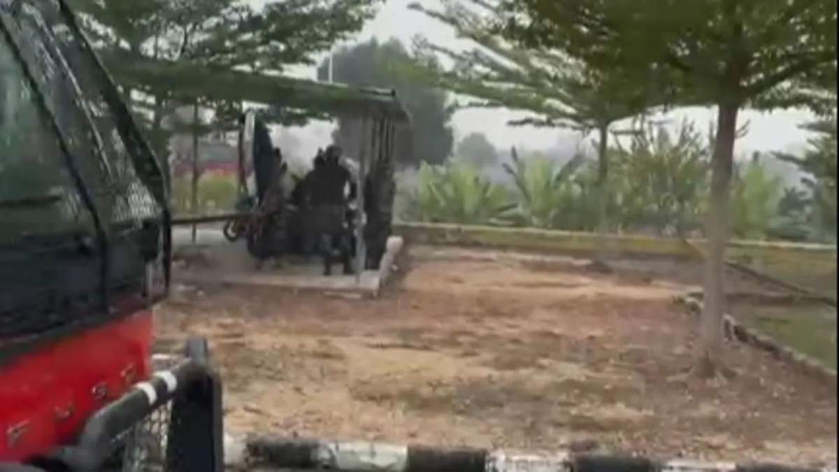 Hujan 20 Menit Guyur RSJ Sambang Lihum, Petugas Posko Karhutla Kalsel Langsung Pantau Lahan
