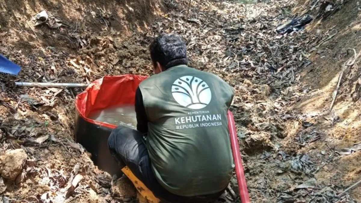 Banyak Satwa Liar Kehausan Akibat Kekeringan, BKSDA Kaltim Sediakan Kubangan Minum