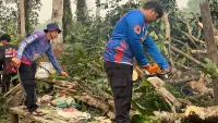 Rumah Hancur dan Pemilik Luka Berat Tertimpa Pohon, Puting Beliung Terjang Pengambau Hulu HST