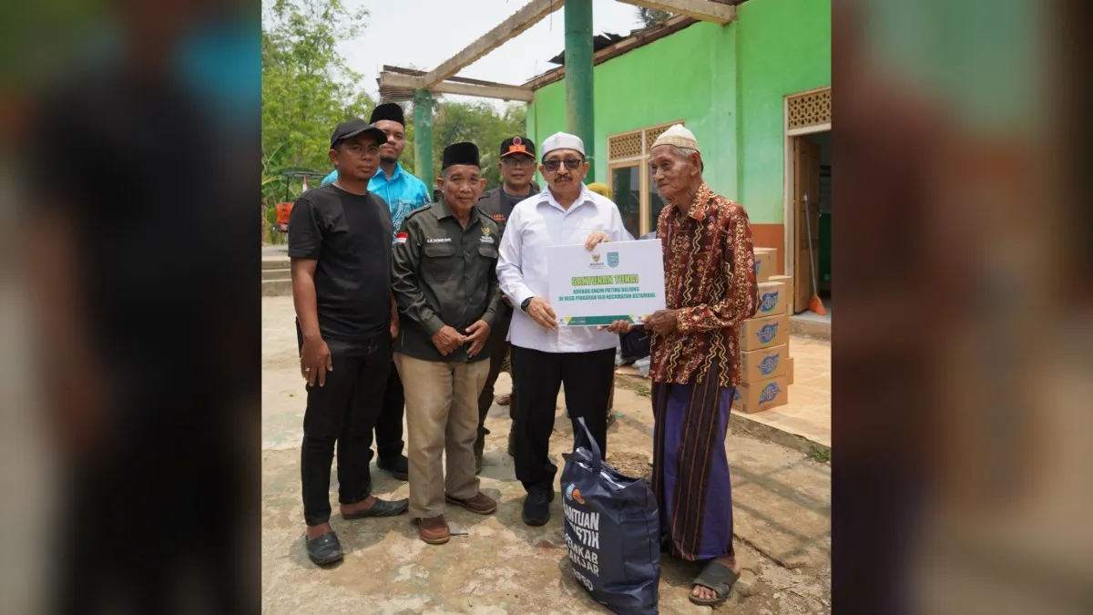 Puluhan Rumah Terdampak Puting Beliung, Pemkab Banjar Salurkan Bantuan