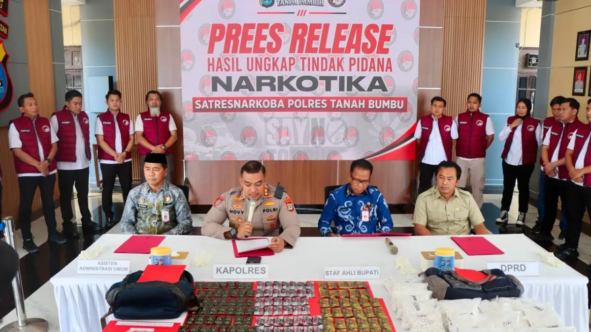 DPRD Tanah Bumbu Soroti Bahaya Narkotika Usai Polres Ungkap Ratusan Barang Bukti