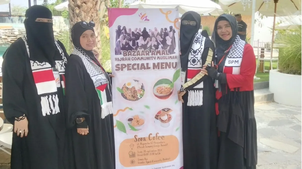Bazar Amal Hijrah Community Muslimah Banjarbaru, Bersilaturahmi Sambil Berbagi untuk Kegiatan Dakwah