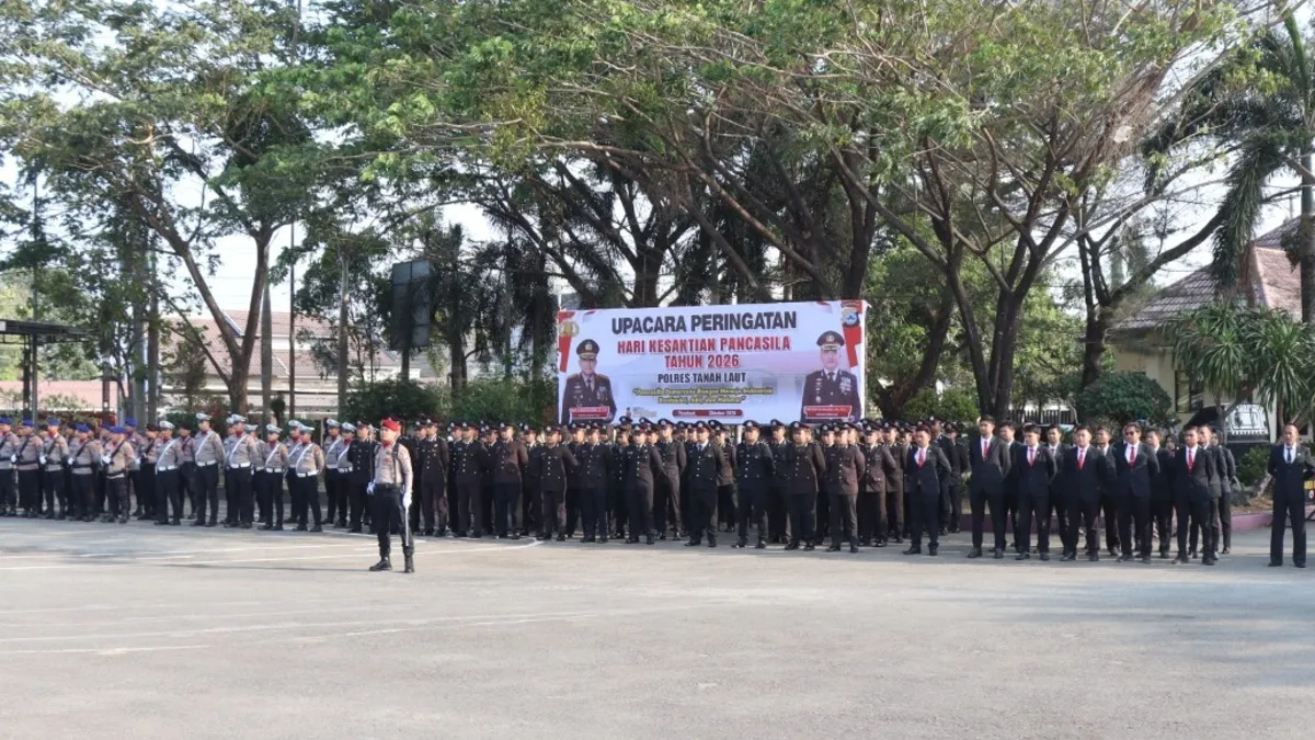 Kapolres Tanah Laut Minta Nilai Pancasila Menjiwai Setiap Pelayanan