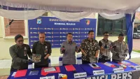 Dibungkus Karung Putih, Polda Kalsel Amankan 57 Lebih Kilogram Sisik Trenggiling Senilai Ratusan Juta Rupiah
