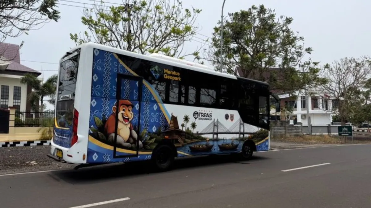 5 Bus Listrik Tambahan Armada Trans Banjarbakula Mulai Beroperasi 1 Oktober 2026