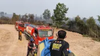 Sat Pol PP dan Damkar Kalsel Terapkan Pengamanan Khusus Ring 1 Bandara Syamsudin Noor