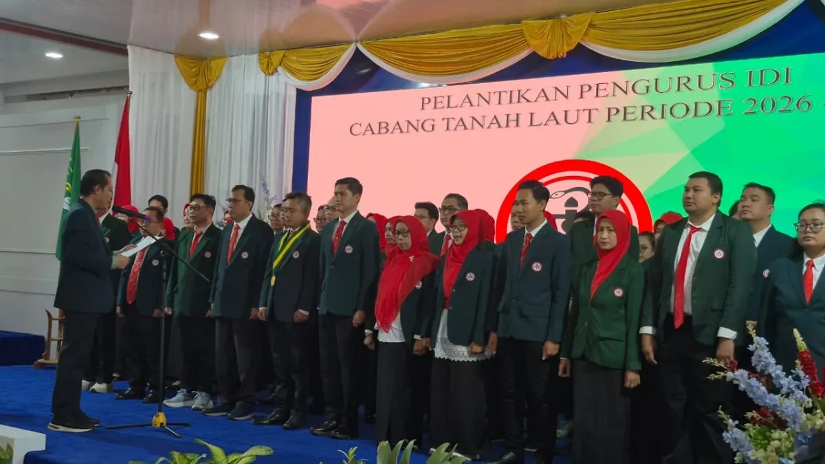 Pelantikan Pengurus IDI Tanah Laut Jadi Momentum Perkuat Sinergi Layanan Kesehatan dan Hukum