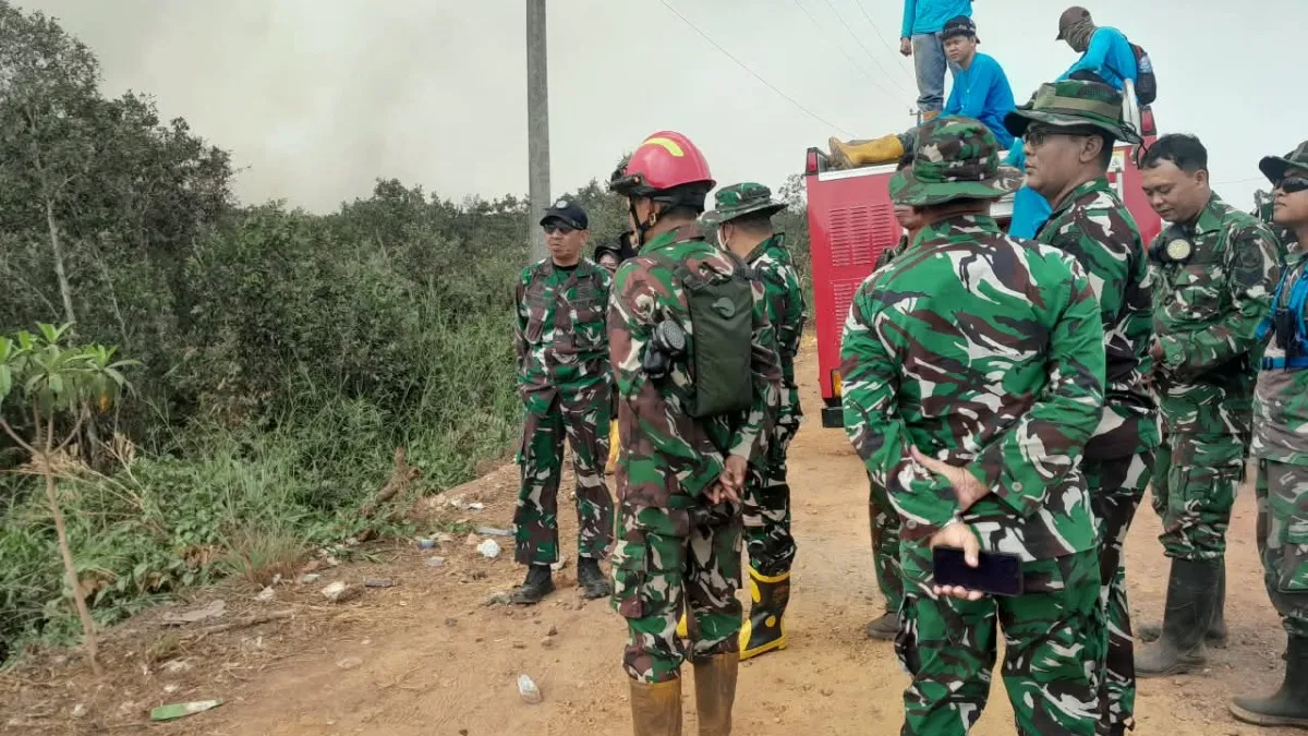 Karhutla Sambang Lihum Membesar, Korem 101/Antasari Siapkan Penguatan Personel