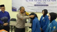 Kapolres Tanah Laut Dorong Kader Perempuan PMII Ambil Peran Strategis di Bumi Tuntung Pandang