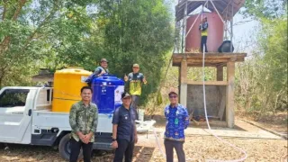 Pemkab Tanah Laut Salurkan Bantuan Air Bersih Gratis ke Enam Kecamatan Terdampak Keterbatasan Pasokan