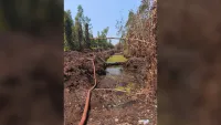 PUPR Kalsel Perkuat Pengamanan Karhutla di Kawasan RSJ Sambang Lihum Kabupaten Banjar