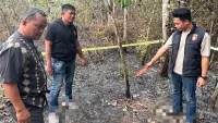 Petani HST Ditemukan Meninggal di Lahan Terbakar, Tangan Masih Memegang Alat Memadamkan Api