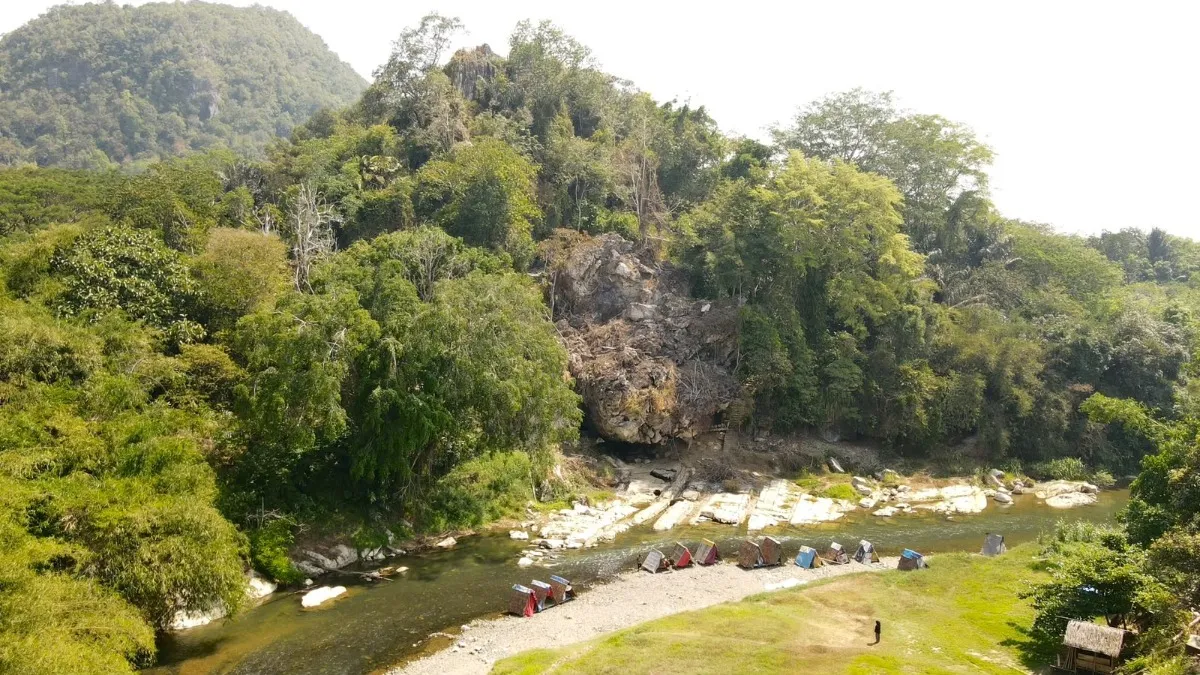 Pengunjung Tempat Wisata Pagat Batu Benawa HST Tidak Perlu Bayar Parkir