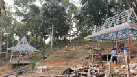 Wisata Pagat Batu Benawa HST Dibuat Makin Nyaman, Gazebo Hingga Toilet Dibenahi