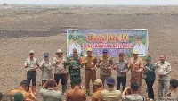 Pertahankan Produksi Padi Saat Kemarau, Bupati Tanah Laut Tinjau Lahan Cetak Sawah Bati Bati