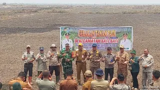 Pertahankan Produksi Padi Saat Kemarau, Bupati Tanah Laut Tinjau Lahan Cetak Sawah Bati Bati