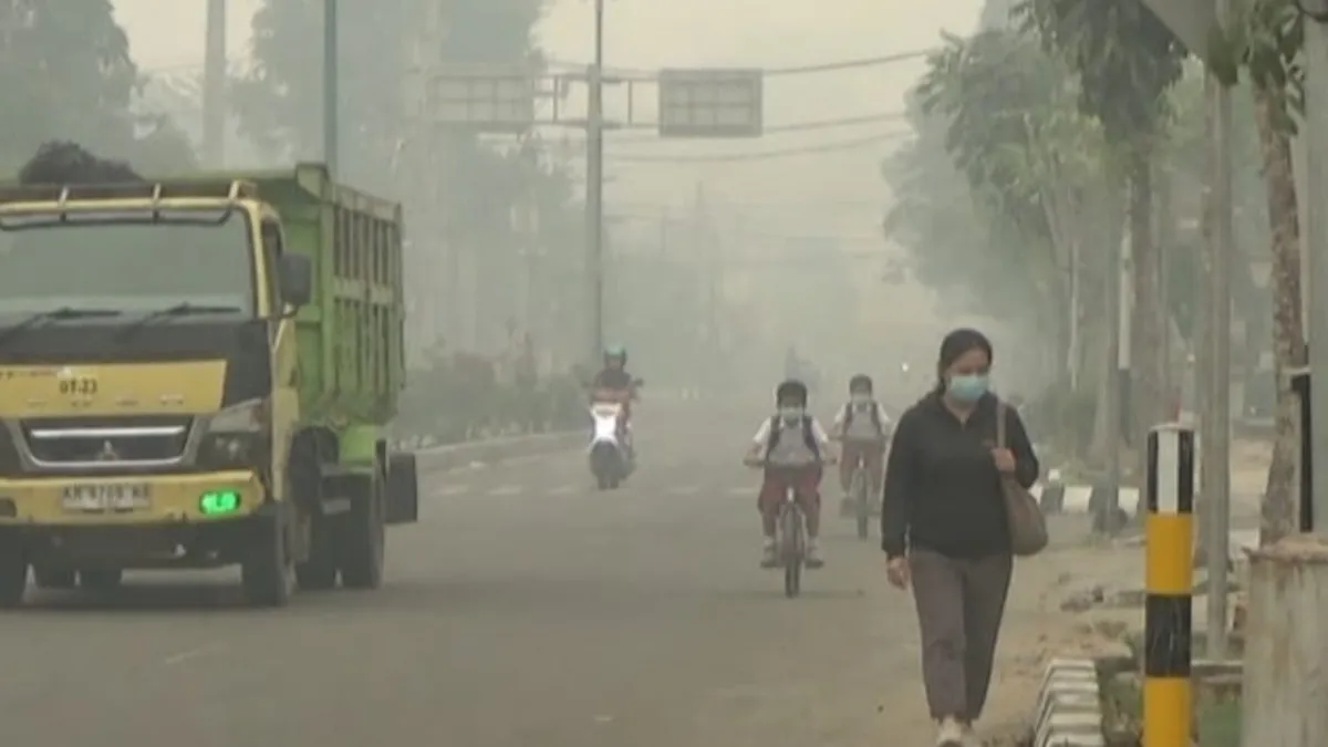 Kabut Asap Pekat Selimuti Tabalong, BPBD Sebut Kiriman Kabupaten Lain