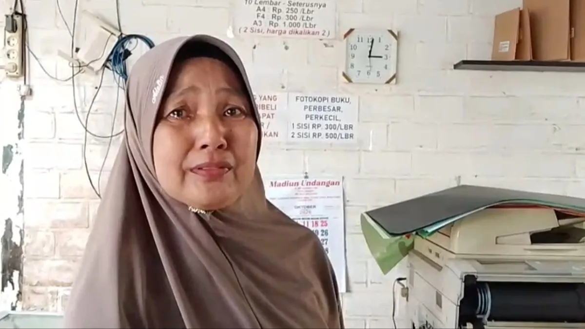 Tangis Pemilik Usaha Fotocopy di Simpang Belitung Banjarmasin, Dua Mesin Rusak