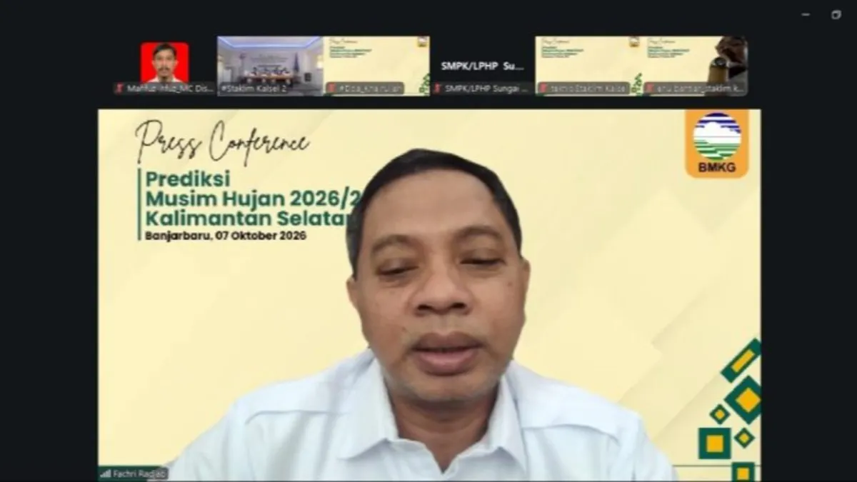 BMKG Sebut Musim Hujan di Kalsel Mundur, Prediksi Mulai Desember