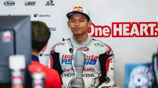 Nasib Buruk Veda Ega di Moto3 Australia Hari Ini, Terseok-seok di Sesi Practice
