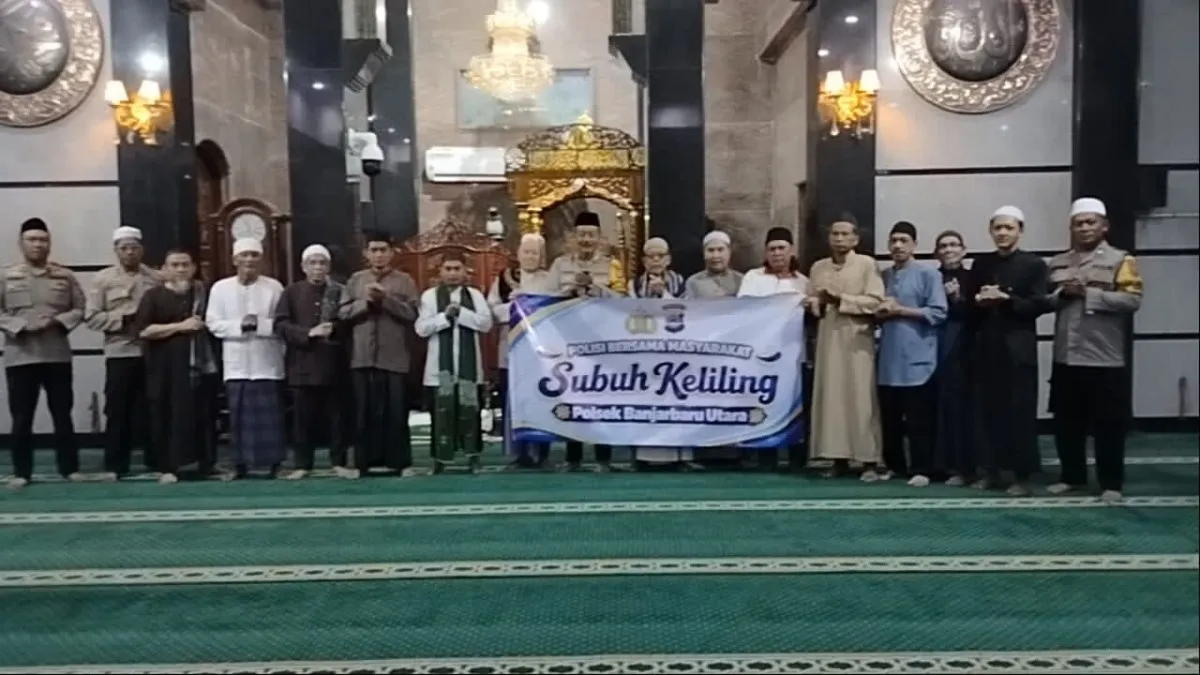 Suling Jadi Agenda Rutin Polsek Banjarbaru Utara, Dua Pekan Sekali Keliling Masjid