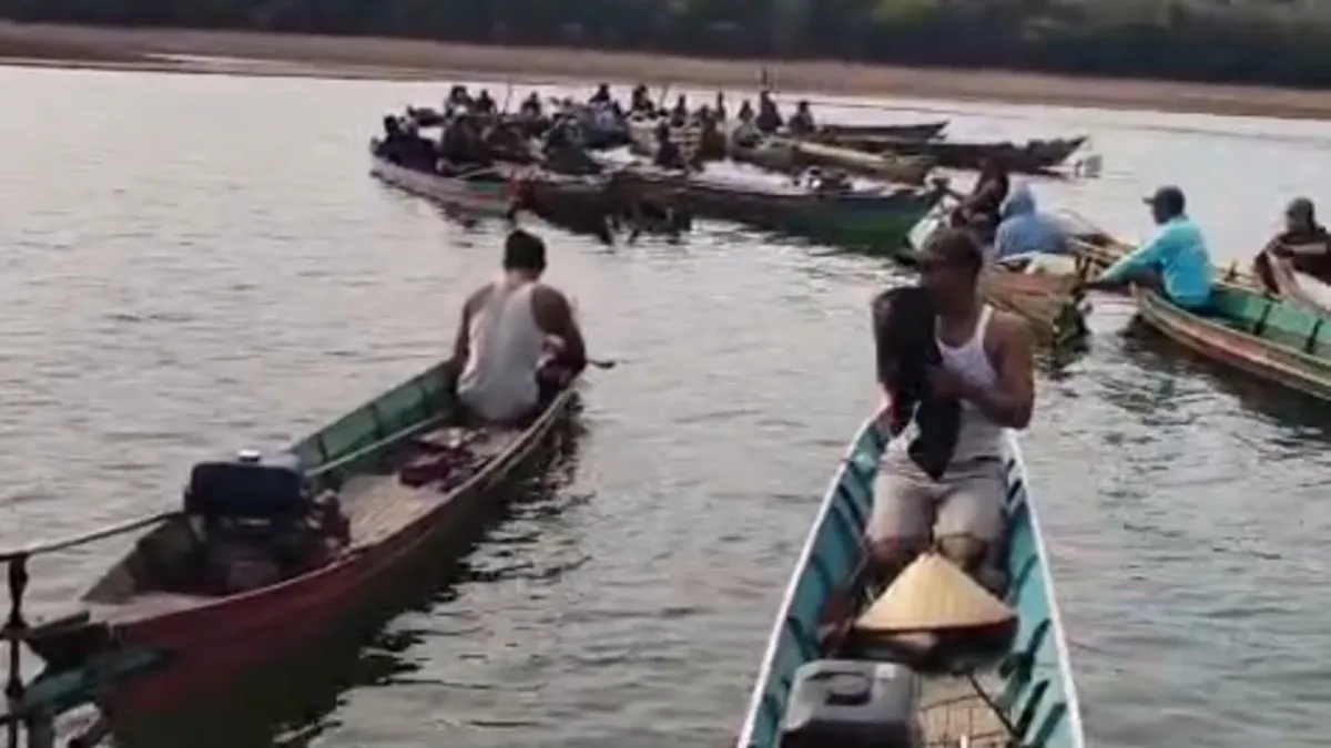 Parhan Diduga Tenggelam di Waduk Riam Kanan Banjar, Warga dan Polisi Lakukan Pencarian