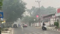 Kabut Asap Tebal Selimuti HST, BPBD Sebut Dibawa Angin dari Luar Daerah
