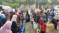 Kekeringan Berbulan-bulan, Warga Indrasari Kabupaten Banjar Terpaksa Gunakan Air Irigasi