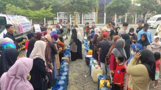Kekeringan Berbulan-bulan, Warga Indrasari Kabupaten Banjar Terpaksa Gunakan Air Irigasi