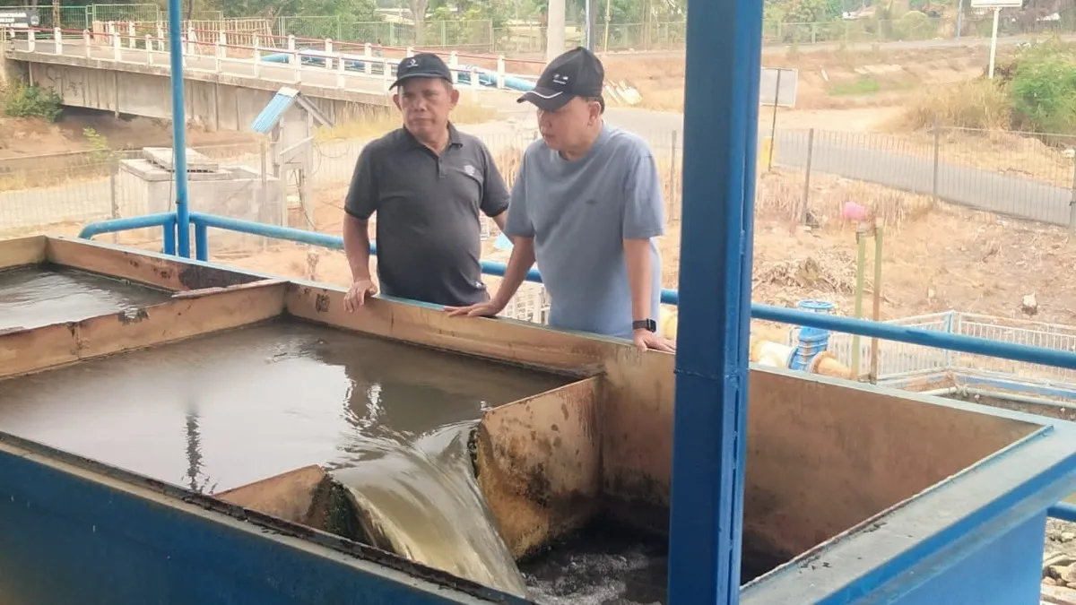 PTAM Intan Banjar Olah Air Irigasi Riam Kanan Sikapi Kebocoran Pipa BPAM Banjarbakula