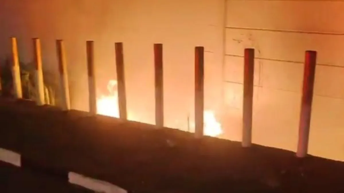 Karhutla Berkobar di Samping Jembatan RK Ilir