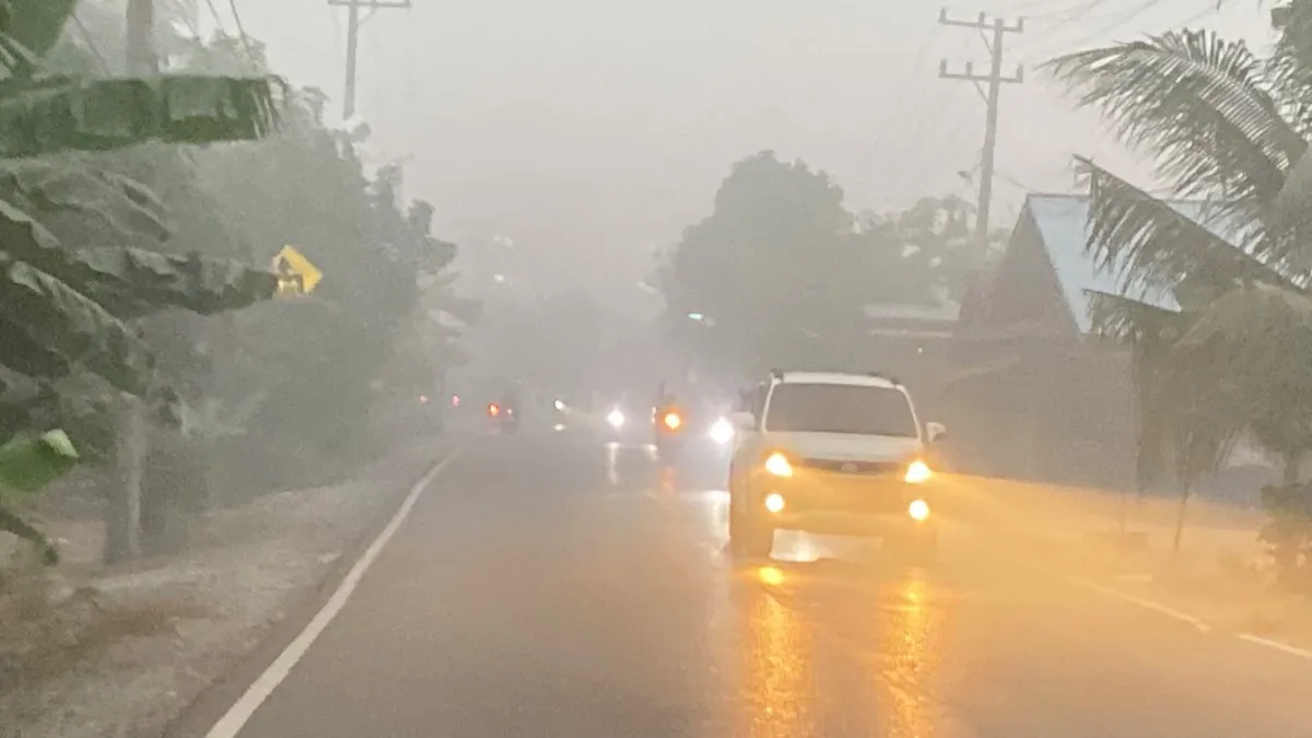 Kabut Asap HST Makin Tebal, Warga Berharap Kesehatan Tetap Terjaga