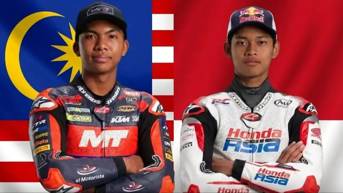Beda Nasib Veda Ega dan Hakim Danish di Moto3 Mandalika, Rekor Ogura MotoGP Patah